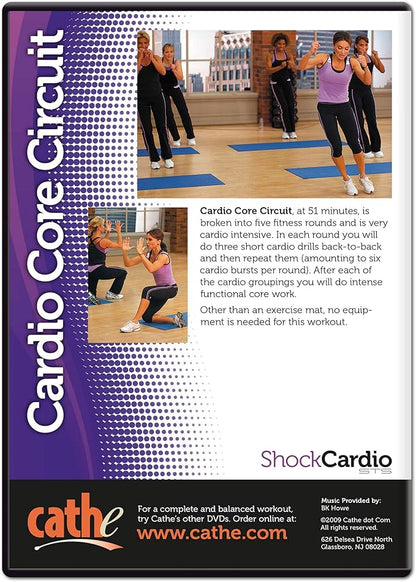 Cathe Friedrich Cardio Core Circuit Exercise DVD