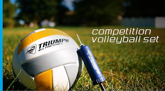 Triumph Sports Volleyball Sets - Volleyabll/Badminton Sets Available