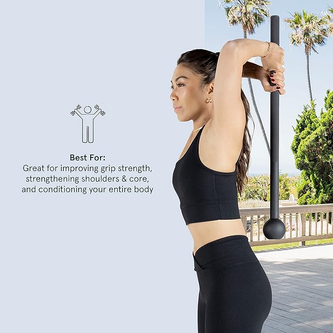 Revolve Steel Macebell for Strength Training, Rehabilitation, Stretching, Conditioning and Rotational Training - 5, 7, 10, 15, 20, 30lb Options for Women & Men