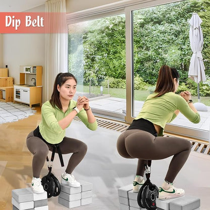 Hip Thrust Belt, Easy to Use with Dumbbells, Heavy, Kettlebells, Booty Belt for Hip Thrust, Slip-Resistant Padding for the Gym and Home Workouts