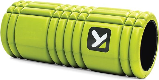 TRIGGERPOINT PERFORMANCE THERAPY GRID Foam Roller for Exercise, Deep Tissue Massage and Muscle Recovery, Original (13-Inch), Lime