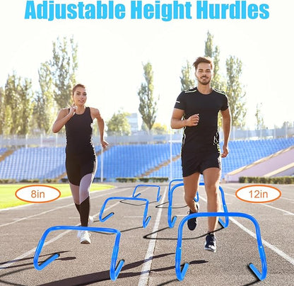 Agility Ladder Speed Training Equipment Set - Football 4 Agility 20ft Agility 12 Soccer