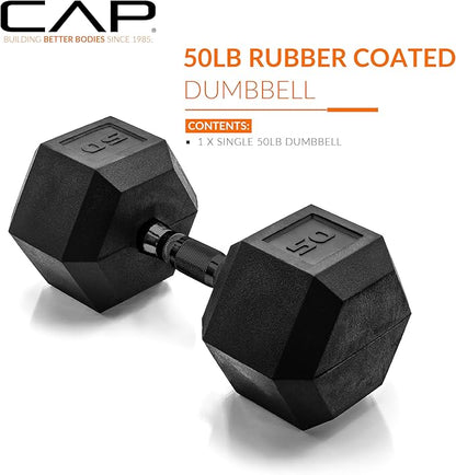 CAP Barbell Coated Hex Dumbbell Weight