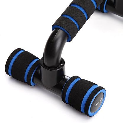 Readaeer Push Up Bars Gym Exercise Equipment Fitness 1 Pair Pushup Handles with Cushioned Foam Grip and Non-Slip Sturdy Structure Push Up Bars for Men & Women