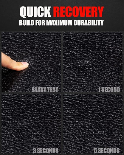 Bike Mat Compatible with Peloton Bike Elliptical Treadmill Mat, 6mm Thick, Under Exercise Bike Trainer Mat Pad for Stationary Indoor Spin Bike,Hardwood Floor Carpet Black Gym Equipment Mat