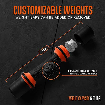 SQUATZ 5 lbs. Dumbbell Weight Set - Adjustable Weight All-in-One Versatile Dumbbells for Women, Non-Slip Neoprene Ideal for Common Movement and Multi Functional Exercise, Home Gym Training