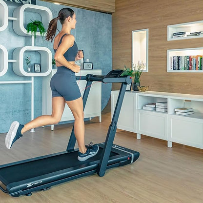 XTERRA Fitness Premium Folding Smart Treadmill, Compact Design, 250+ LB Weight Capacity, Powerful Motor, XTERRA+ Fitness App Included with Purchase