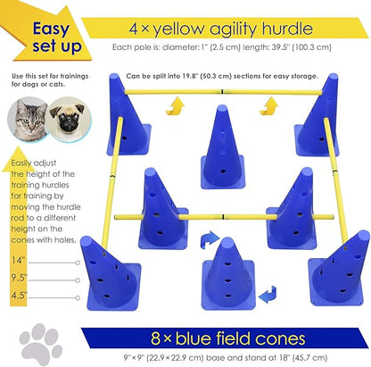 MiMu Hurdle Cone Set – Training Cones and