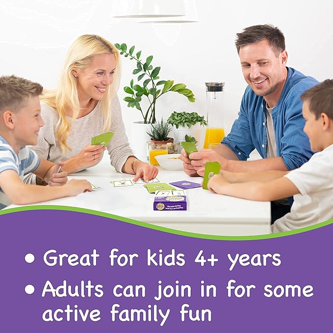 Exercise Cards for Kids - Kids Exercise Equipment for Indoors & Exercise Games for Kids, PE Teacher Supplies for Classroom Exercise & Recess Equipment, Kids Fitness Equipment, Adapted PE Equipment