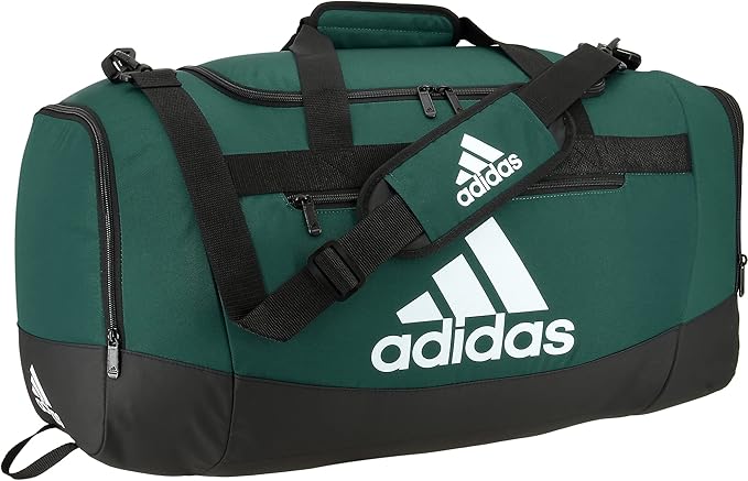 adidas Unisex Adult Defender 4 Medium Duffel Bag, Team Dark Green, One Size