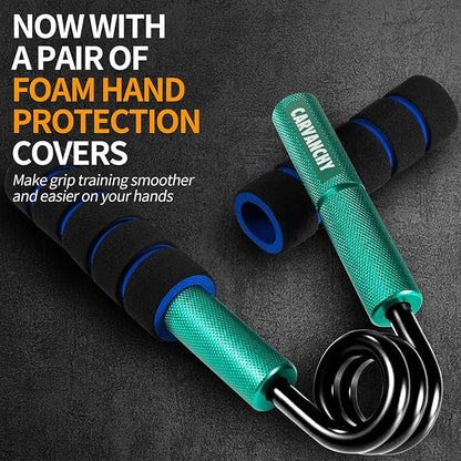 Grip Strength Trainer Set, 50-300LB(6 Pack), Wrist Forearm Strengthener, Metal No Slip, Hand Grip Gripper Strengthener for Strength Training and Exercise, Hand Workout Squeezer Grip Strength