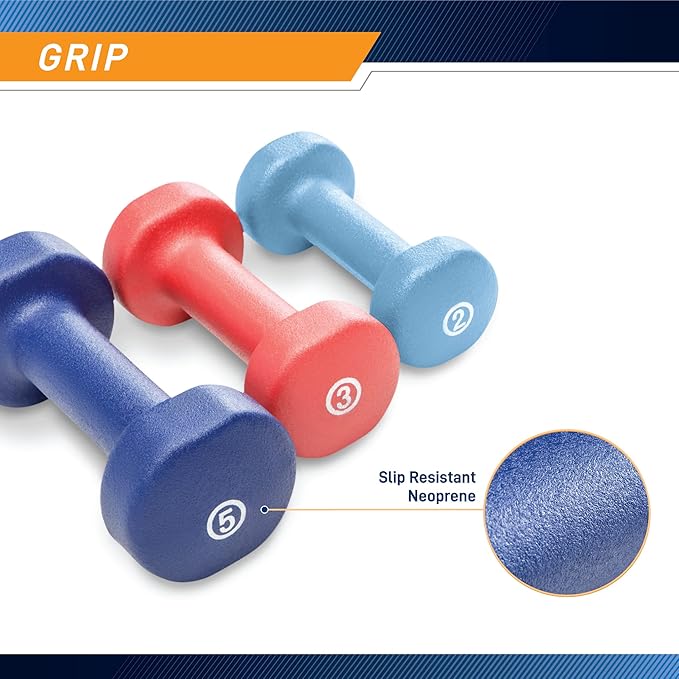 Marcy Colored Neoprene Dumbbells