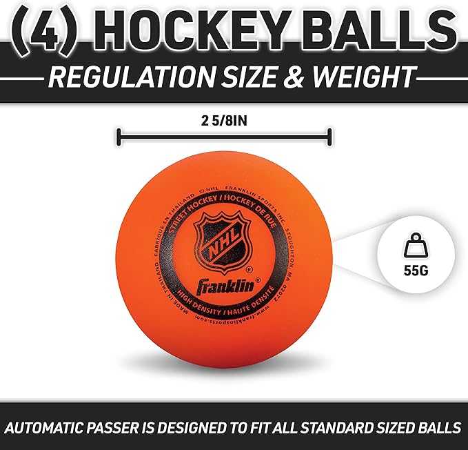 Franklin Sports NHL Automatic Hockey Ball Passer Machine