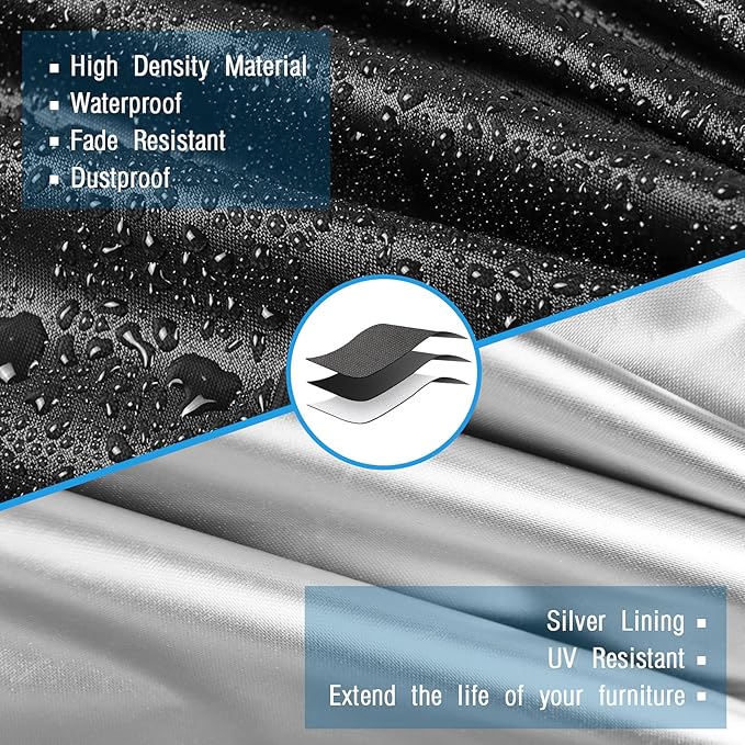 Elliptical Cover, Elliptical Exercise Machine Cover for Home Use Elliptical Trainer Waterproof & Dustproof Protective Cover