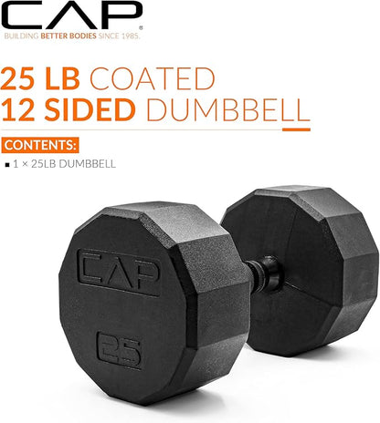 CAP Barbell Coated Hex Dumbbell Weight