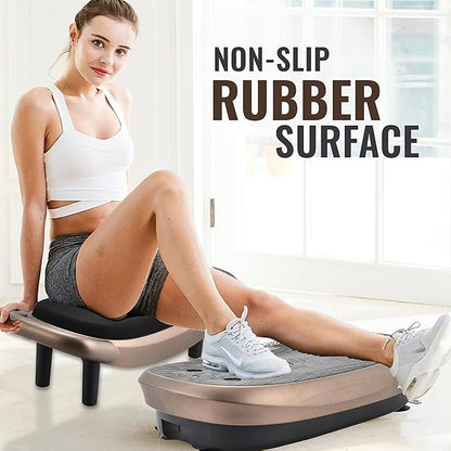 EILISON FITABS 3D Vibration Plate Exercise Machine - Oscillation, Pulsation + 3D Motion Vibration Platform | Whole Body Viberation Machine for Weight Loss, Shaping, Recovery, Toning, ABS