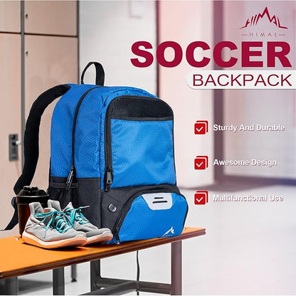 Himal Outdoors Soccer Bag-Backpack for Soccer,Backpack for Football & Volleyball & Handball,Sports Bag with Separate Cleat