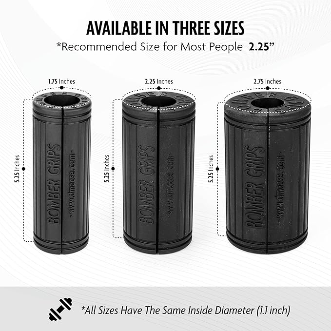 DMoose Fitness Thick Bar Dumbbell Grips