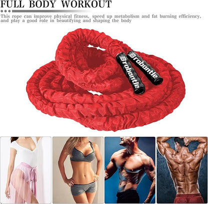 Battle Rope Battle Ropes for Exercise Workout Rope Exercise Rope Battle Ropes for Home Gym Heavy Ropes for Exercise Training Ropes for Working Out Weighted Workout Rope Exercise Workout Equipment