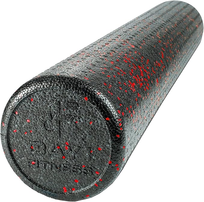 High-Density Round Foam Rollers - 4 Size and 8 Color Options - Massage Rollers for Stretching, Deep Tissue and Myofascial Release