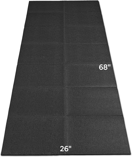 CIIHI Foldable Walking Pad Treadmill Mat - Exercise Equipment Mat with High Rebound of Protecting Floor, Reduce Noise and Vibration, Anti-Slip for Home Workout