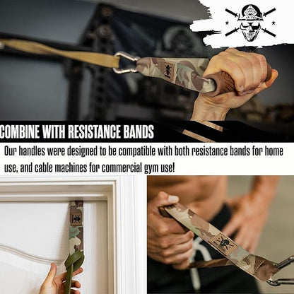 Resistance Band Handles - Cable Machine Handles Attachment