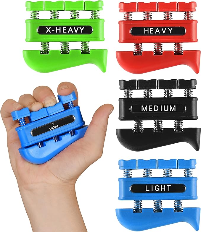 Finger Strengthener - Finger Exerciser for Forearm and Hand Strengthener - Hand Grip Workout Equipment for Musician, Rock Climbing and Therapy