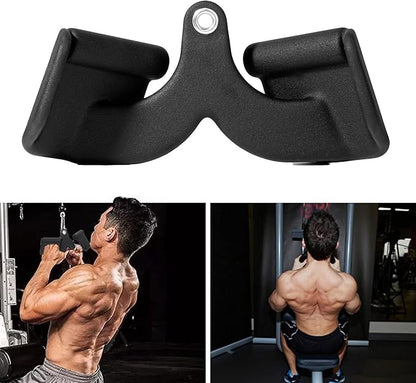 Rowing T-bar V-bar Cable Machine Attachments for HomeGym, Cable Machine LAT Pull Down Machine Home Gym Fitness Bar Attachments Bicep Curl Triceps Blaster Bar Handle Grips