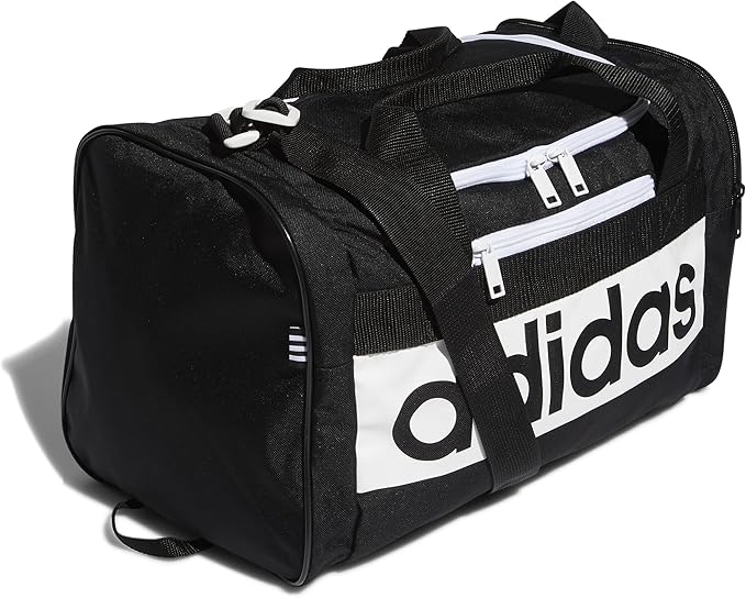 adidas Court Lite Duffel, Black/White, One Size