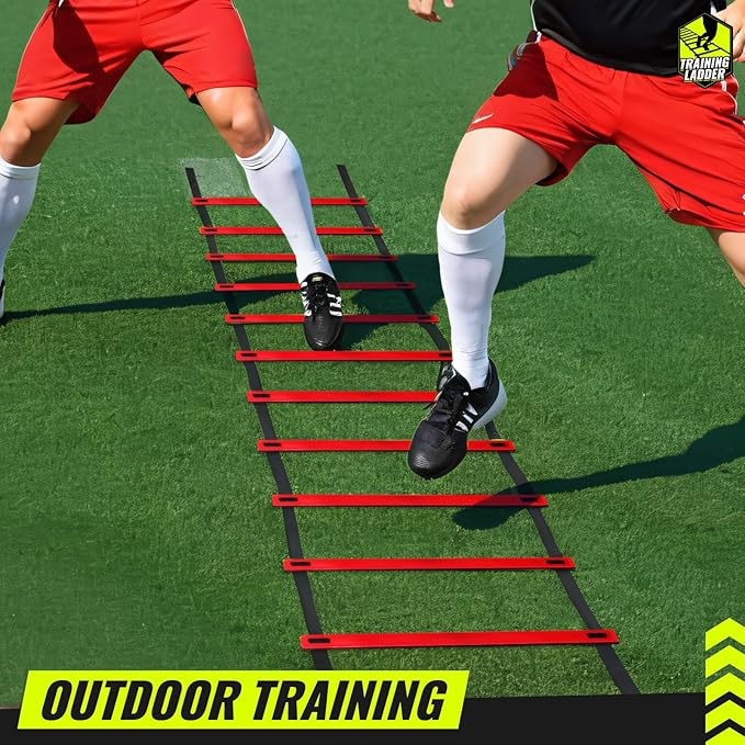 Teenitor Agility Ladder Speed Ladder Training Ladder for Soccer, Speed, Football Fitness Feet Training Carry Bag Agility Training Equipment