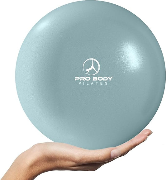 ProBody Pilates Ball 9 Inch - Small Exercise Ball for Stability, Barre, Core, Ab Workouts, Yoga, & Physical Therapy