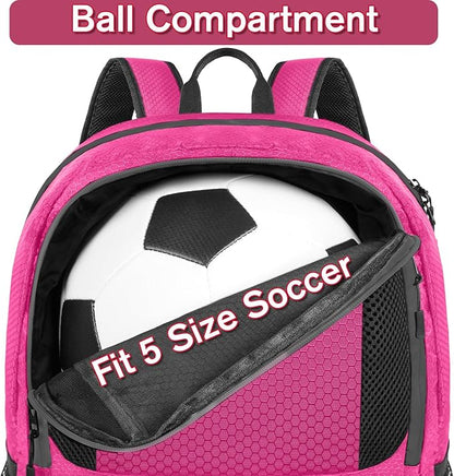 YOREPEK Soccer Backpack,Soccer Bag with Ball Holder, Water resistant Sport Equipment Bags Fit Basketball Volleyball Football