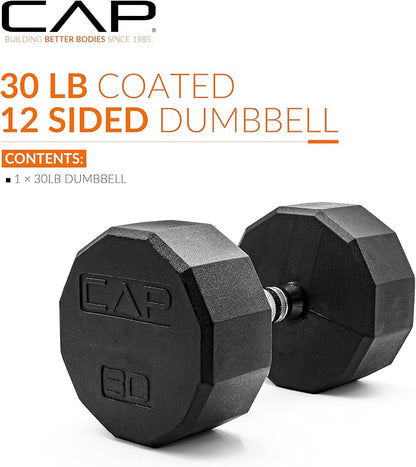 CAP Barbell Coated Hex Dumbbell Weight