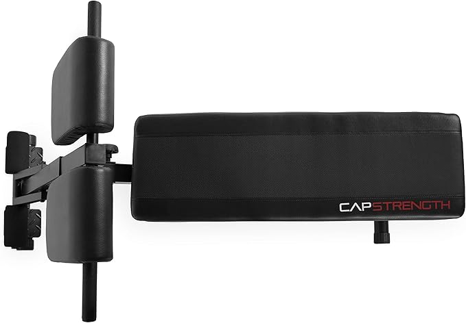 CAP Barbell Hyperextension/Ab Bench,Black