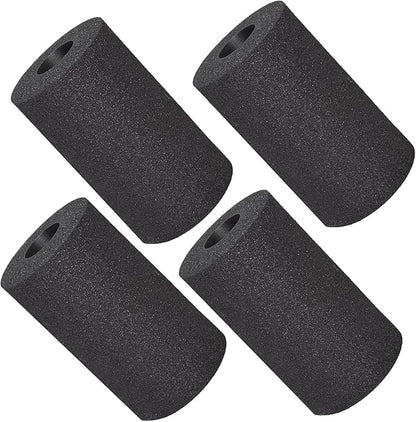 Foot Foam Pads Rollers Replacement Set for Home, Weight Bench Foam Pad Replacement for Inversion Table Leg Tube, Foot Foam Roller Pads for Sit Ups,Leg Curl Attachment/Extension and Roman Chair