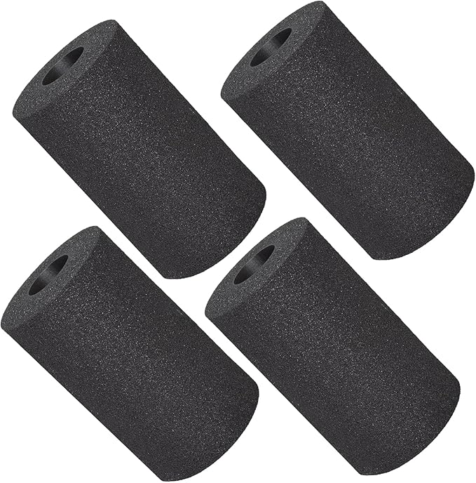 Foot Foam Pads Rollers Replacement Set for Home, Weight Bench Foam for Inversion Table Leg Tube,Sit Ups,Leg Curl Attachment/Extension