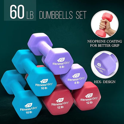 Neoprene Workout Dumbbells - Non Slip