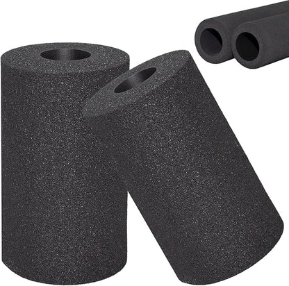 Foot Foam Pads Rollers Replacement Set for Home, Weight Bench Foam Pad Replacement for Inversion Table Leg Tube, Foot Foam Roller Pads for Sit Ups,Leg Curl Attachment/Extension and Roman Chair