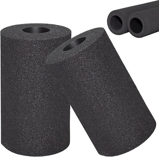 Foot Foam Pads Rollers Replacement Set for Home, Weight Bench Foam Pad Replacement for Inversion Table Leg Tube, Foot Foam Roller Pads for Sit Ups,Leg Curl Attachment/Extension and Roman Chair