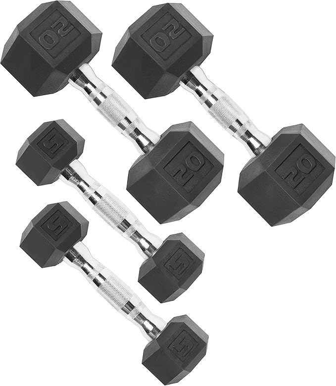 CAP Barbell Coated Dumbbell Set | 50lbs, 100lbs, 150lbs | Multiple Options