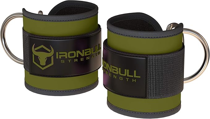 Iron Bull Strength Ankle Straps for Cable Machines