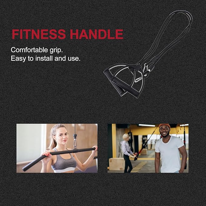 IMIKEYA Resistance Bands: 1 Pair Stepper Resistance Band Fitness Exercise Bands with Handles Fitness Bands Pull Ropes Exercising Bands Resistance Bands for Workout Strength Training at Home