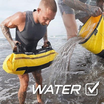 v3 | Portable Water & Sand workout bag up to 120 lbs fillable sandbag adjustable water and sand fitness weights