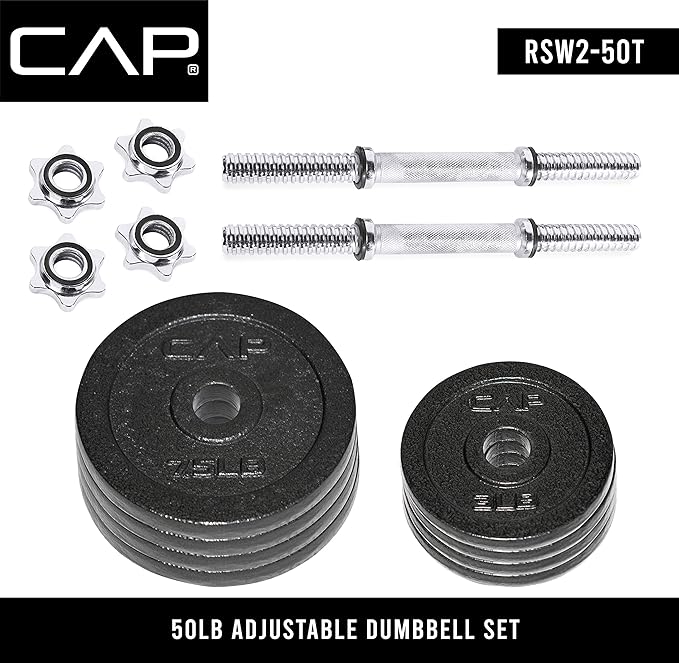 CAP Barbell Adjustable Dumbbell Weight Set | Multiple Options