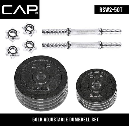 CAP Barbell Adjustable Dumbbell Weight Set | Multiple Options