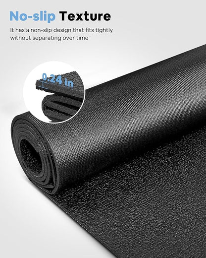 CIIHI Foldable Walking Pad Treadmill Mat - Exercise Equipment Mat with High Rebound of Protecting Floor, Reduce Noise and Vibration, Anti-Slip for Home Workout