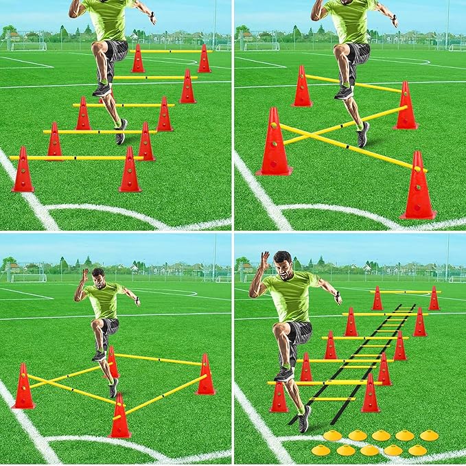 Hurdle Ladder Triangle Marker Cone Pad Disk Hurdle