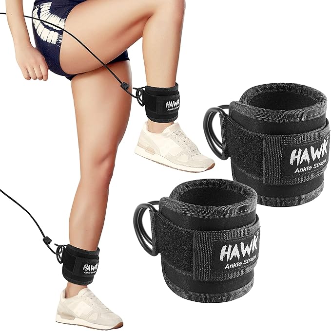 Ankle Straps for Cable Machines for Enhanced Booty 220 lbs.