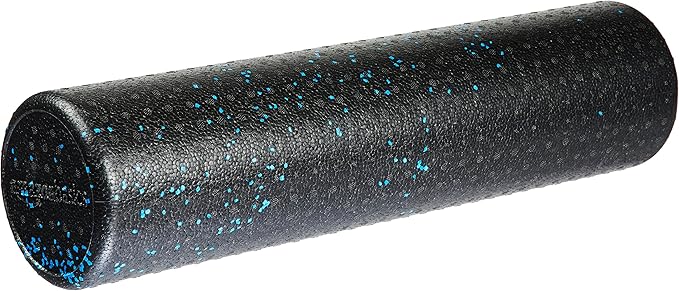 Amazon Basics High-Density Round Foam Roller for Exercise, Massage, Muscle Recovery