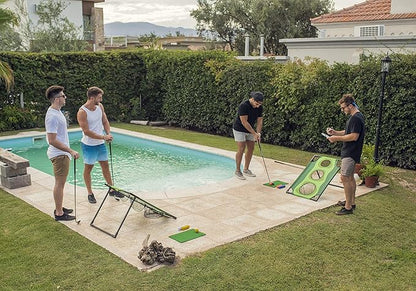 Par 1 Backyard Golf Cornhole Game, Golf Gifts for Men, Golf Accessories for Men, Golf Chipping Game, Golf Equipment, Golf Games for Adults Indoor, Golf Stuff, Golf Training Equipment, Golf Gift